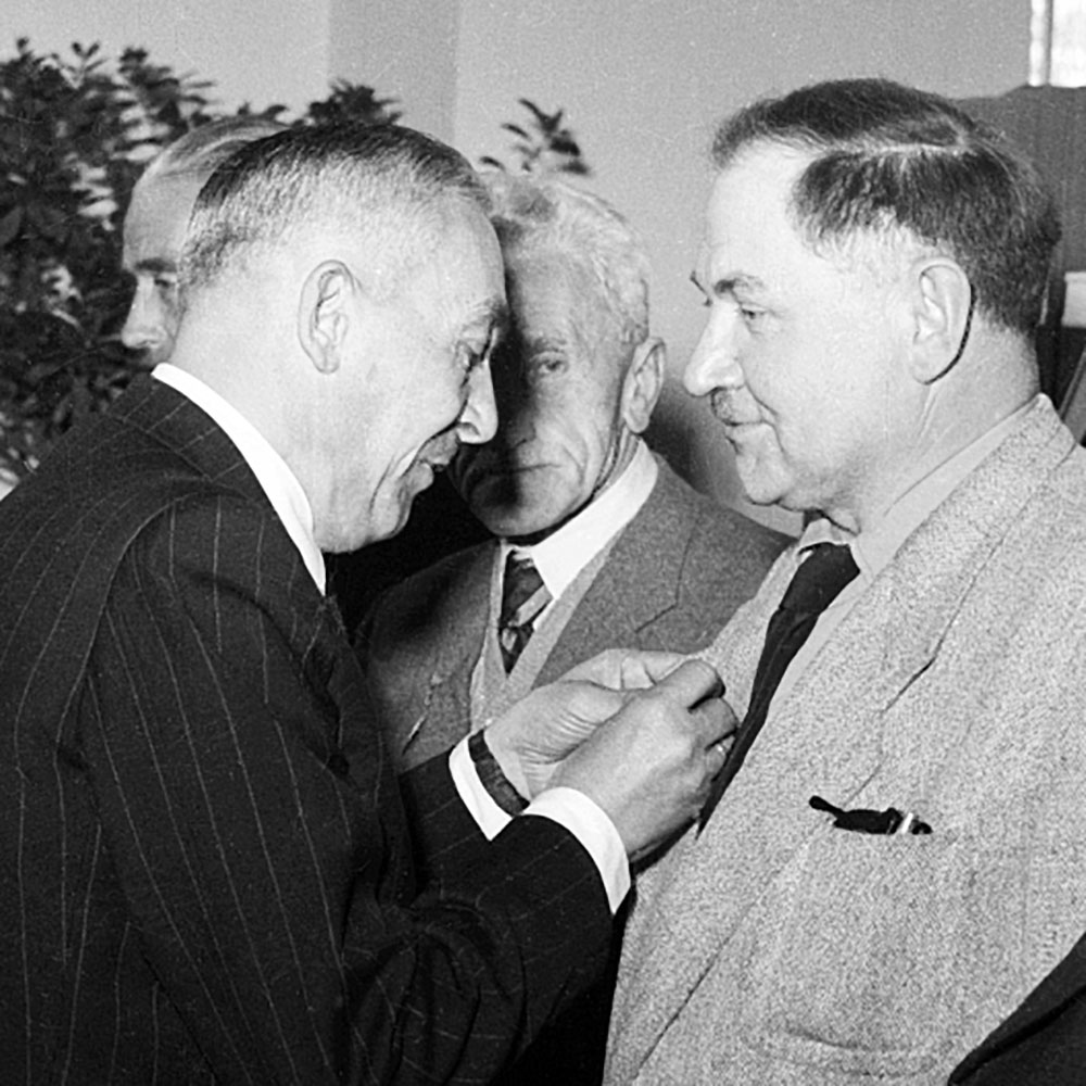 Kazimierz Lelewicz (po prawej)
